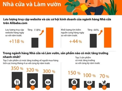 Thị trường ngành Nhà cửa và Làm vườn tăng vọt trong đại dịch