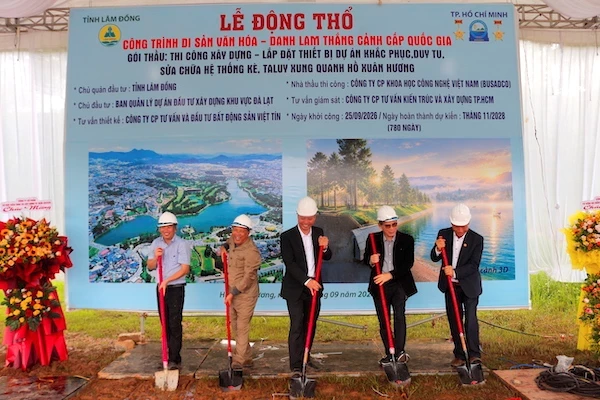 BUSADCO đưa công nghệ bê tông cốt sợi vào sửa chữa kè Hồ Xuân Hương