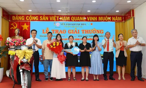 Yến sào Khánh Hòa trao giải Chương trình tri ân khách hàng Yến sào Khánh Hòa Sanest Sanvinest niềm tự hào thương hiệu quốc gia 2025