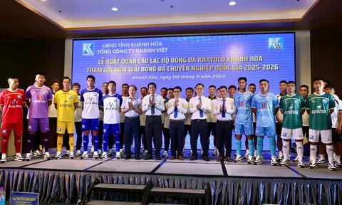 CÔNG TY YẾN SÀO KHÁNH HÒA TÀI TRỢ 02 TỶ ĐỒNG CHO CÂU LẠC BỘ BÓNG ĐÁ KHATOCO KHÁNH HÒA