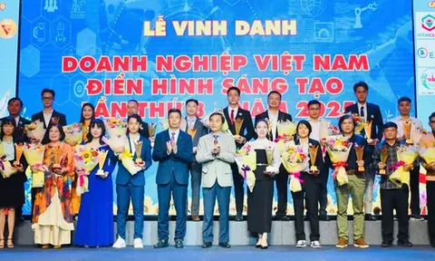 Gần 60 doanh nghiệp được vinh danh “Doanh nghiệp Việt Nam điển hình sáng tạo” năm 2025