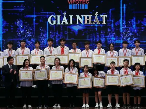 106 đề tài được giải Sáng tạo thanh thiếu niên, nhi đồng toàn quốc 2022