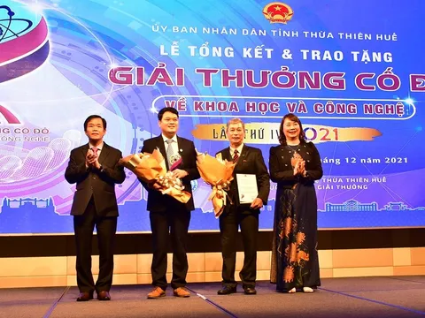 Thừa Thiên Huế: 14 công trình khoa học công nghệ được tặng Giải thưởng Cố đô