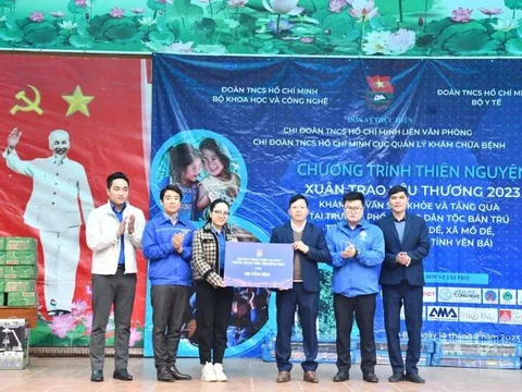 Đoàn TNCS Hồ Chí Minh Bộ Khoa học và Công nghệ: Hành trình “Xuân trao yêu thương 2023” tại Mù Cang Chải, Yên Bái