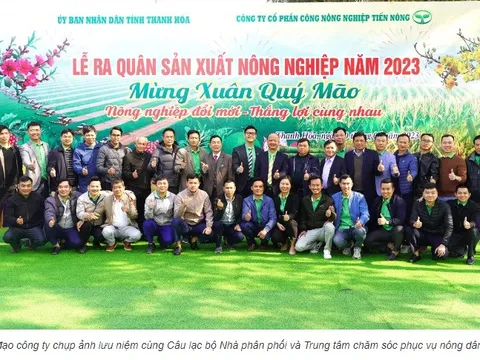 Công ty cổ phần công nông nghiệp Tiến Nông : Doanh nghiệp vì nông dân Việt