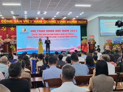 HỘI THẢO KHOA HỌC NĂM 2023 CHỦ ĐỀ “HIỆU QUẢ CỦA SẢN PHẨM Y DƯỢC CỔ TRUYỀN TRONG PHÒNG NGỪA, ĐIỀU TRỊ COVID-19 VÀ CÁC BỆNH CÚM MÙA”