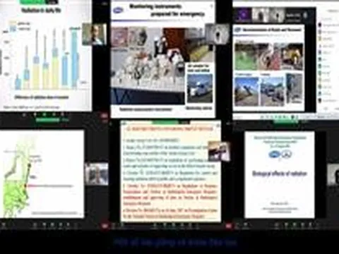 Viện Nghiên cứu hạt nhân tổ chức thành công khoá đào tạo trực tuyến về “Chuẩn bị ứng phó sự cố bức xạ và hạt nhân”