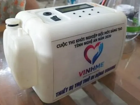 Nghiên cứu tạo ra máy trợ thở xách tay