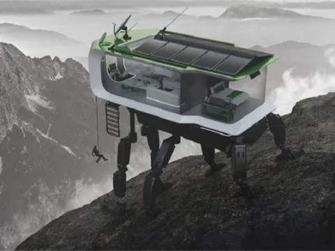 Nhà di động có thể 'bò' trên mọi địa hình