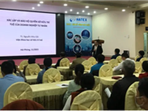 Viện Khoa học sở hữu trí tuệ phối hợp với Sở Khoa học và Công nghệ Hải Phòng tổ chức Hội nghị tập huấn “Xác lập và bảo hộ quyền sở hữu trí tuệ trong doanh nghiệp tư nhân”