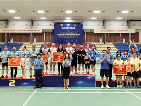 Khai mạc giải thể thao Công đoàn Bộ Khoa học và Công nghệ năm 2022