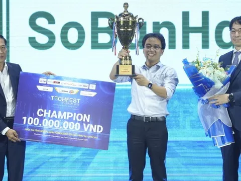 Startup 'Sổ bán hàng' đoạt quán quân tài năng khởi nghiệp Quốc gia 2022