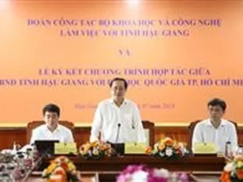Đưa KH&CN tạo đột phá phát triển kinh tế - xã hội Hậu Giang