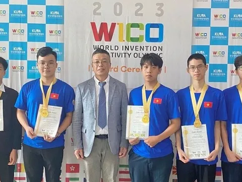Học sinh Việt Nam giành HCV tại Olympic Phát minh và sáng chế khoa học quốc tế