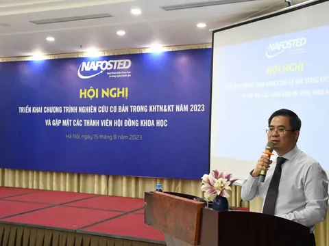 Triển khai chương trình nghiên cứu cơ bản trong khoa học tự nhiên và kỹ thuật năm 2023 và gặp mặt các thành viên hội đồng khoa học