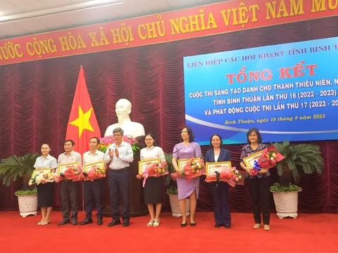 Bình Thuận: Tổng kết và trao giải Cuộc thi sáng tạo lần thứ 16