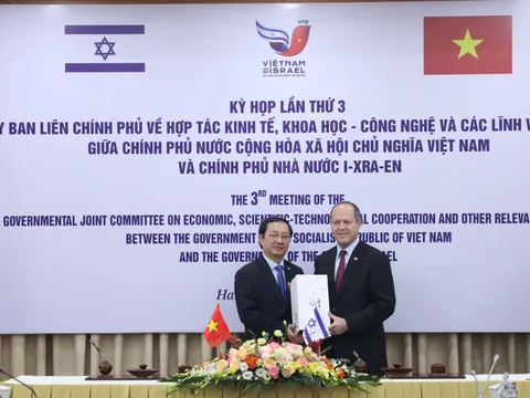 Kỳ họp lần thứ 3 Ủy ban Liên chính phủ về hợp tác kinh tế, khoa học và kỹ thuật giữa Việt Nam và Israel
