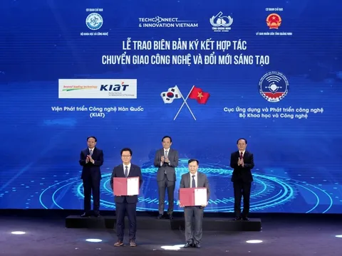 Trao 8 biên bản hợp tác chuyển giao công nghệ tại Techconnect and Innovation Viet Nam 2023