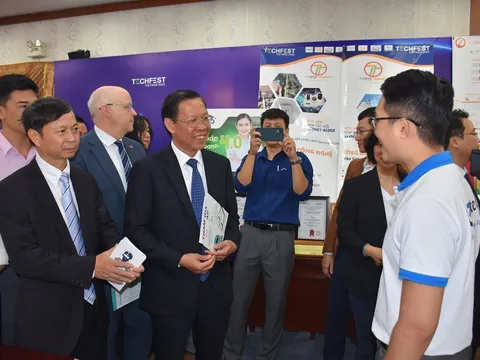 Khai mạc Triển lãm sản phẩm, dịch vụ khởi nghiệp đổi mới sáng tạo Techfest -Whise 2023