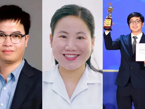 3 nhà khoa học trẻ vào top 20 Gương mặt trẻ Việt Nam tiêu biểu