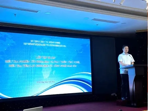 Tập huấn điều tra thống kê khoa học và công nghệ năm 2024