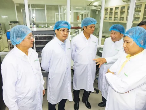 Đoàn công tác của Bộ KH&CN thăm và làm việc tại một số doanh nghiệp, đơn vị tỉnh Quảng Ngãi