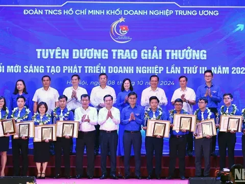 10 công trình thanh niên giành Giải thưởng “Đổi mới - Sáng tạo - Phát triển doanh nghiệp”