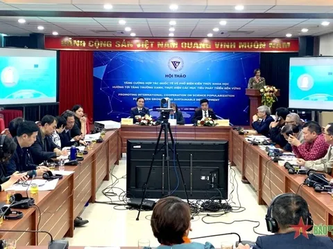 Tăng cường hợp tác quốc tế về khoa học hướng tới tăng trưởng xanh