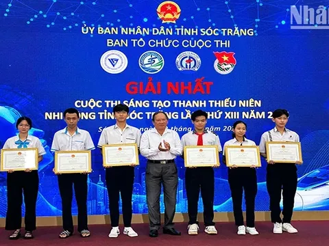 51 giải pháp đoạt giải Cuộc thi Sáng tạo thanh thiếu niên, nhi đồng tỉnh Sóc Trăng