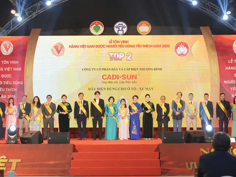 Tự hào hàng Việt: CADI-SUN tiếp tục là thương hiệu được người tiêu dùng yêu thích năm 2025