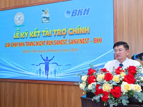 YẾN SÀO KHÁNH HÒA TIẾP TỤC ĐỒNG HÀNH CÙNG GIẢI CHẠY NHA TRANG NIGHT RUN SANEST, SANVINEST BÁO KHÁNH HÒA NĂM 2026