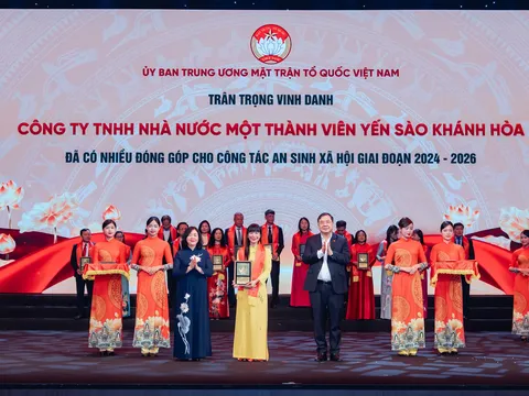 YẾN SÀO KHÁNH HÒA ĐÓN NHẬN BIỂU DƯƠNG VỀ CÔNG TÁC AN SINH XÃ HỘI GIAI ĐOẠN 2024 – 2026